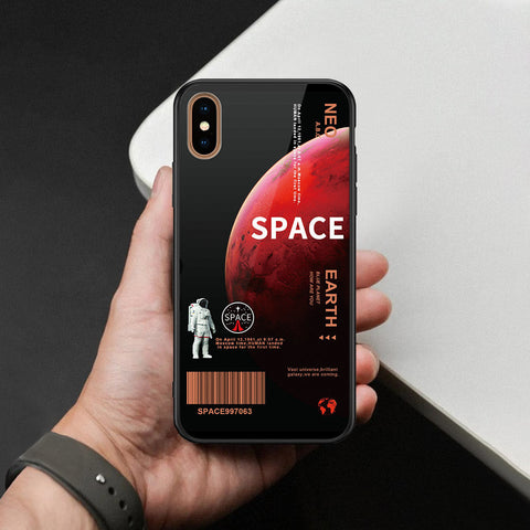 iPhone XS Max - Limitless Series - HQ Ultra Shine Premium Infinity Glass Soft Silicon Borders Case