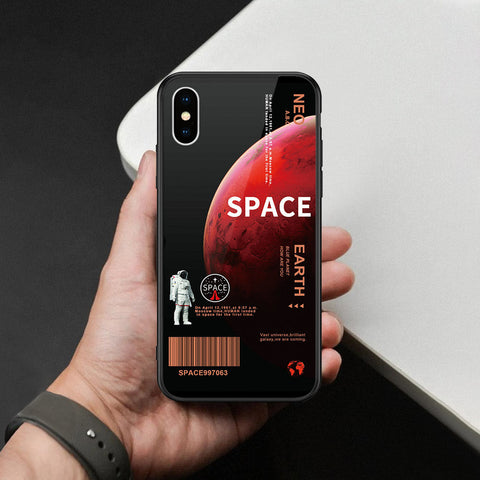 iPhone XS / X - Limitless Series - HQ Ultra Shine Premium Infinity Glass Soft Silicon Borders Case