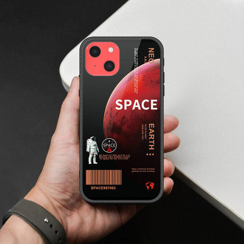 iPhone 13 Mini Cover - Limitless Series - HQ Ultra Shine Premium Infinity Glass Soft Silicon Borders Case