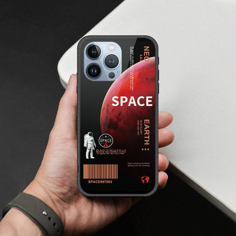 iPhone 13 Pro Cover - Limitless Series - HQ Ultra Shine Premium Infinity Glass Soft Silicon Borders Case