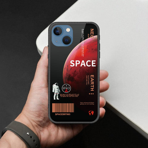 iPhone 13 Cover - Limitless Series - HQ Ultra Shine Premium Infinity Glass Soft Silicon Borders Case