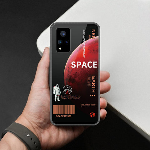 Vivo V21 Cover - Limitless Series - HQ Ultra Shine Premium Infinity Glass Soft Silicon Borders Case