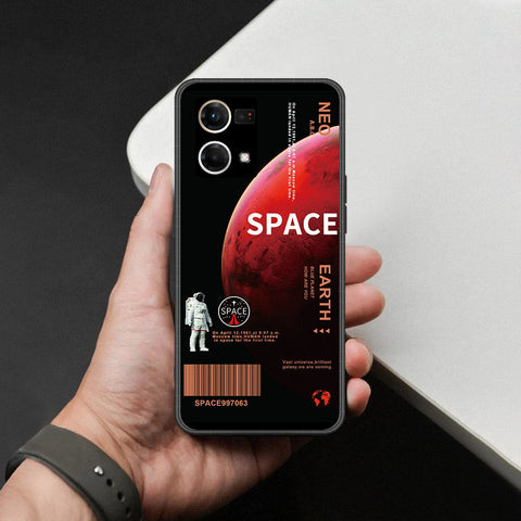 Oppo Reno 8 4G Cover - Limitless Series - HQ Ultra Shine Premium Infinity Glass Soft Silicon Borders Case