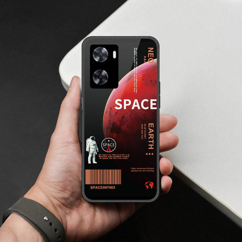 Oppo A57 4G 2022 Cover - Limitless Series - HQ Ultra Shine Premium Infinity Glass Soft Silicon Borders Case