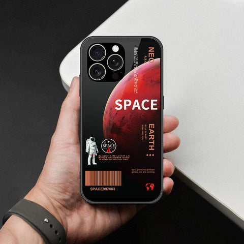 IPhone 15 Pro Cover - Limitless Series - HQ Ultra Shine Premium Infinity Glass Soft Silicon Borders Case