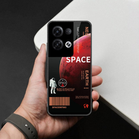 Oppo Reno 8 Pro Plus Cover - Limitless Series - HQ Ultra Shine Premium Infinity Glass Soft Silicon Borders Case