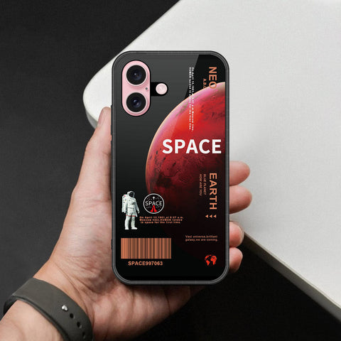 iPhone 16 - Limitless Series - HQ Ultra Shine Premium Infinity Glass Soft Silicon Borders Case