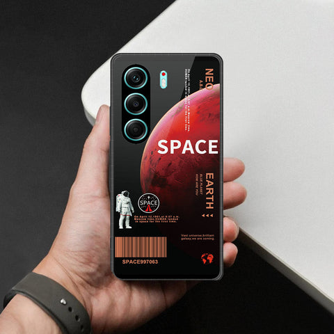 Tecno Camon 40 Pro Cover - Limitless Series - HQ Ultra Shine Premium Infinity Glass Soft Silicon Borders Case