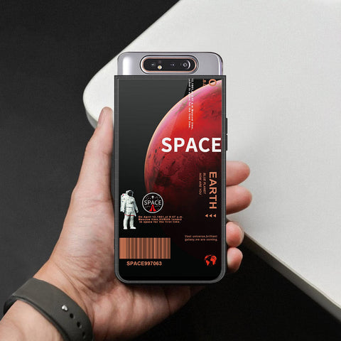 Samsung Galaxy A80 Cover - Limitless Series - HQ Ultra Shine Premium Infinity Glass Soft Silicon Borders Case