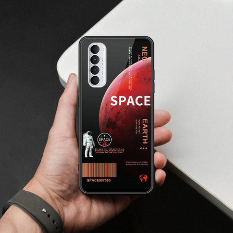 Oppo Reno 4 Pro Cover - Limitless Series - HQ Ultra Shine Premium Infinity Glass Soft Silicon Borders Case