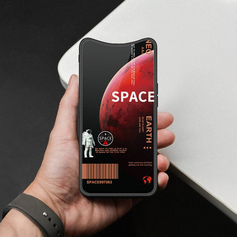 Oppo Find X Cover - Limitless Series - HQ Ultra Shine Premium Infinity Glass Soft Silicon Borders Case