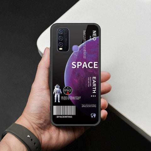 Vivo Y30 Cover - Limitless Series - HQ Ultra Shine Premium Infinity Glass Soft Silicon Borders Case