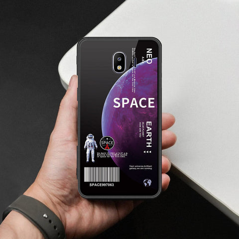 Samsung Galaxy J4 2018 Cover - Limitless Series - HQ Ultra Shine Premium Infinity Glass Soft Silicon Borders Case