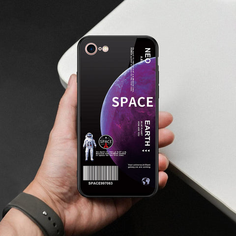 iPhone 8 / 7 - Limitless Series - HQ Ultra Shine Premium Infinity Glass Soft Silicon Borders Case