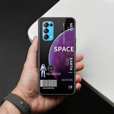 Oppo Find X3 Lite Cover - Limitless Series - HQ Ultra Shine Premium Infinity Glass Soft Silicon Borders Case
