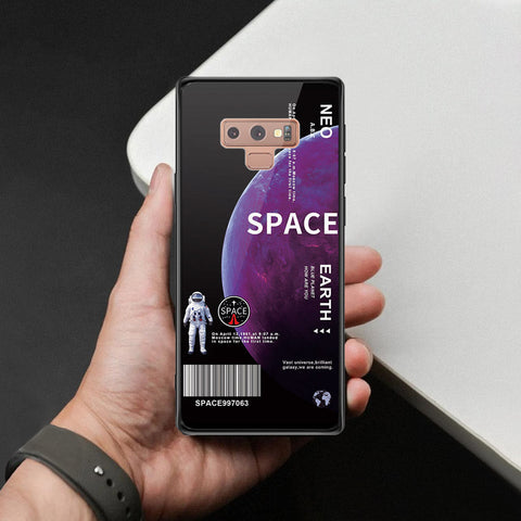 Samsung Galaxy Note 9 Cover - Limitless Series - HQ Ultra Shine Premium Infinity Glass Soft Silicon Borders Case