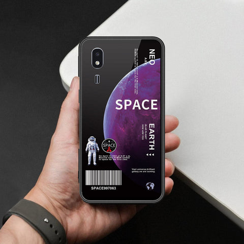 Samsung Galaxy A2 Core Cover - Limitless Series - HQ Ultra Shine Premium Infinity Glass Soft Silicon Borders Case