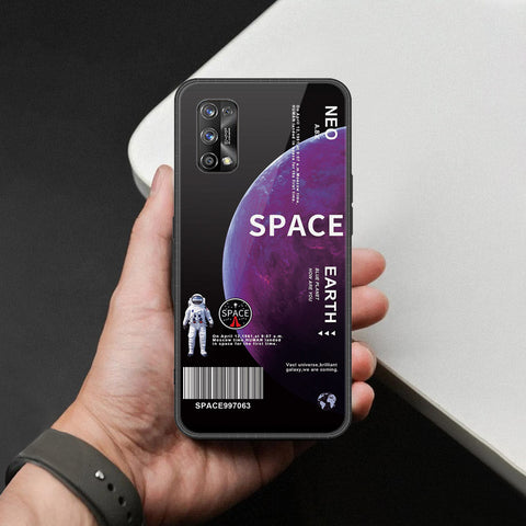 Realme 7 Pro Cover - Limitless Series - HQ Ultra Shine Premium Infinity Glass Soft Silicon Borders Case