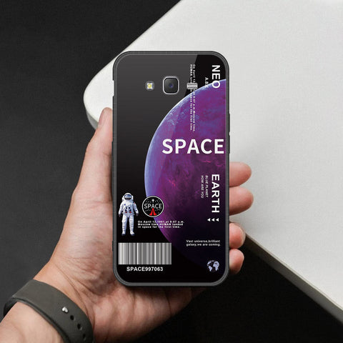 Samsung Galaxy J7 2015 Cover - Limitless Series - HQ Ultra Shine Premium Infinity Glass Soft Silicon Borders Case