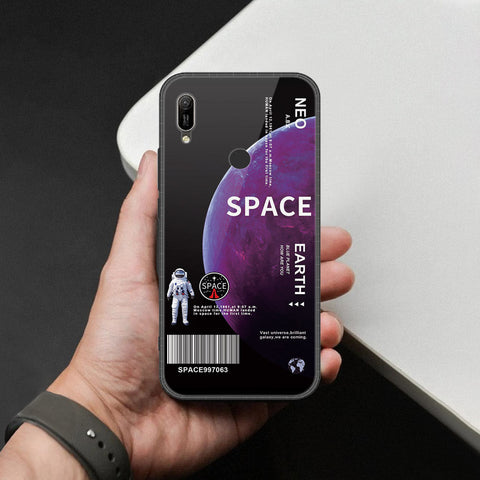 Huawei Y6s 2019 Cover - Limitless Series - HQ Ultra Shine Premium Infinity Glass Soft Silicon Borders Case