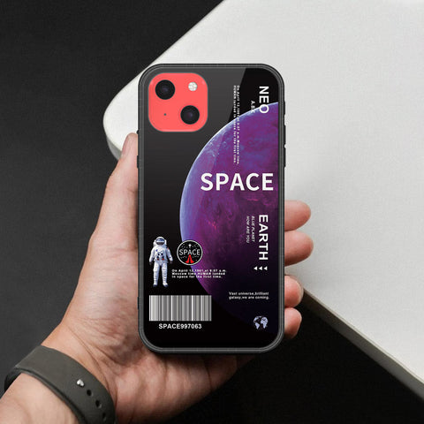iPhone 13 Mini Cover - Limitless Series - HQ Ultra Shine Premium Infinity Glass Soft Silicon Borders Case