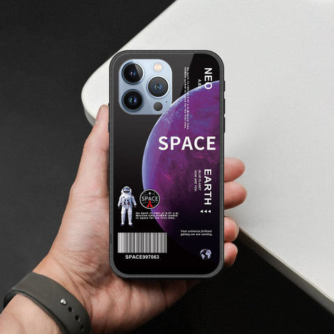 iPhone 13 Pro Cover - Limitless Series - HQ Ultra Shine Premium Infinity Glass Soft Silicon Borders Case