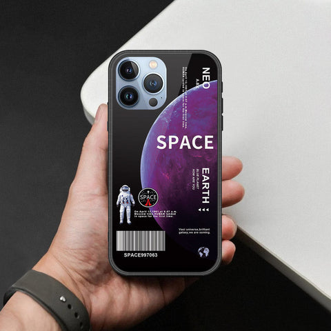 iPhone 13 Pro Max Cover - Limitless Series - HQ Ultra Shine Premium Infinity Glass Soft Silicon Borders Case