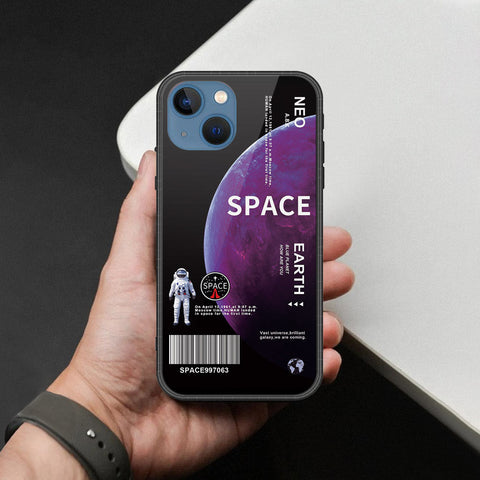 iPhone 13 Cover - Limitless Series - HQ Ultra Shine Premium Infinity Glass Soft Silicon Borders Case