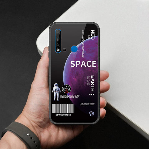 Huawei P20 Lite 2019 Cover - Limitless Series - HQ Ultra Shine Premium Infinity Glass Soft Silicon Borders Case
