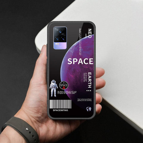 Vivo V21e Cover - Limitless Series - HQ Ultra Shine Premium Infinity Glass Soft Silicon Borders Case