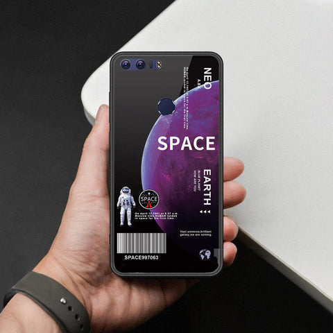 Huawei Honor 8 Cover - Limitless Series - HQ Ultra Shine Premium Infinity Glass Soft Silicon Borders Case