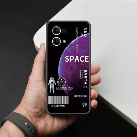 Oppo Reno 7 4G Cover - Limitless Series - HQ Ultra Shine Premium Infinity Glass Soft Silicon Borders Case