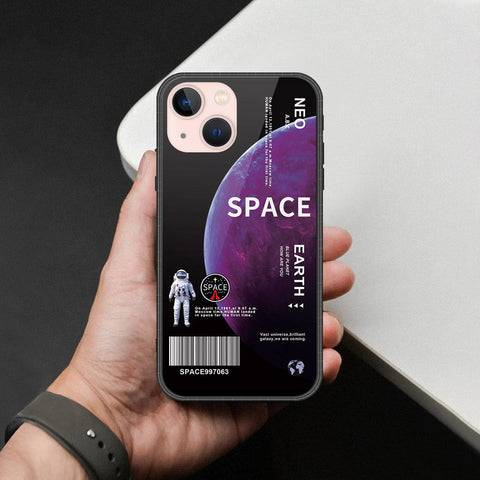 iPhone 14 Plus Cover - Limitless Series - HQ Ultra Shine Premium Infinity Glass Soft Silicon Borders Case