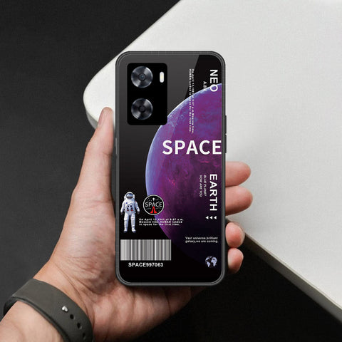 Oppo A77 4G Cover - Limitless Series - HQ Ultra Shine Premium Infinity Glass Soft Silicon Borders Case