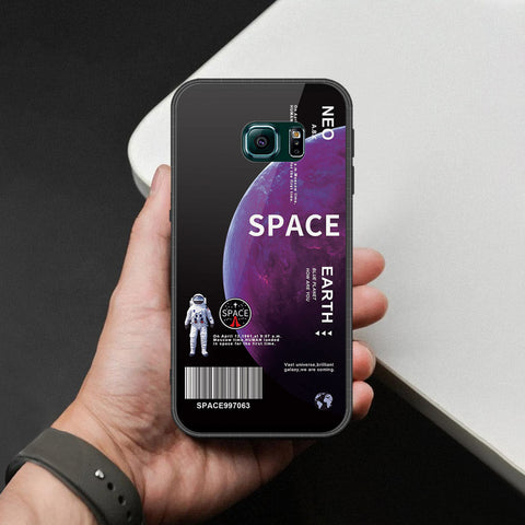 Samsung Galaxy S6 Edge Cover - Limitless Series - HQ Ultra Shine Premium Infinity Glass Soft Silicon Borders Case