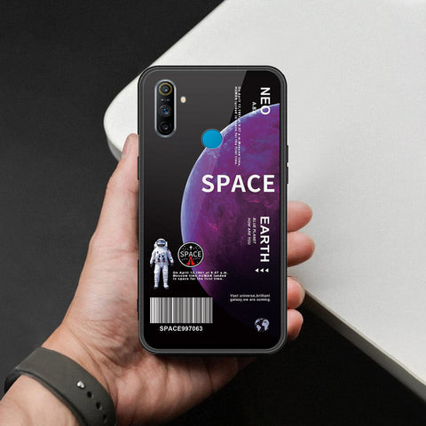 Realme 5s Cover - Limitless Series - HQ Ultra Shine Premium Infinity Glass Soft Silicon Borders Case