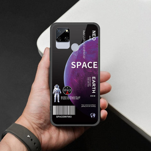 Realme C12 Cover - Limitless Series - HQ Ultra Shine Premium Infinity Glass Soft Silicon Borders Case