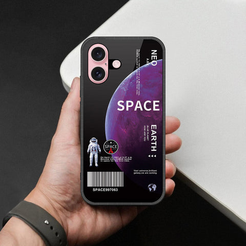 iPhone 16 - Limitless Series - HQ Ultra Shine Premium Infinity Glass Soft Silicon Borders Case