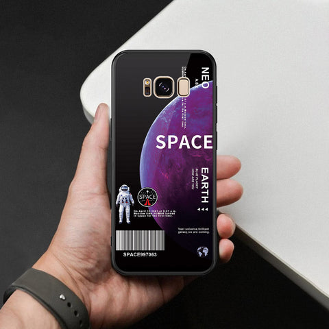 Samsung Galaxy S8 Cover - Limitless Series - HQ Ultra Shine Premium Infinity Glass Soft Silicon Borders Case