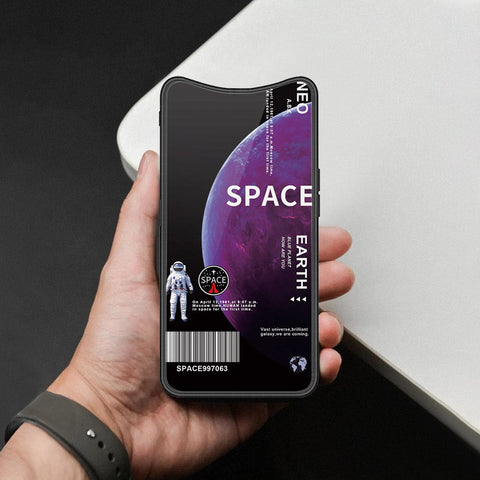 Oppo Find X Cover - Limitless Series - HQ Ultra Shine Premium Infinity Glass Soft Silicon Borders Case