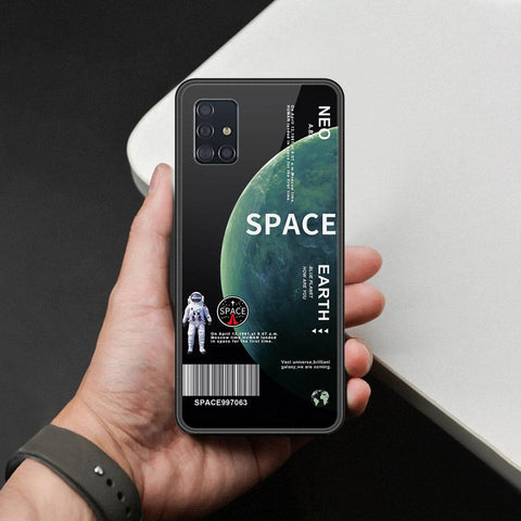 Samsung Galaxy A51 Cover - Limitless Series - HQ Ultra Shine Premium Infinity Glass Soft Silicon Borders Case