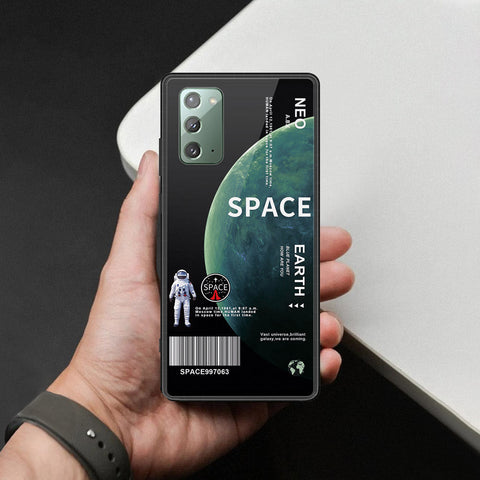 Samsung Galaxy Note 20 Cover - Limitless Series - HQ Ultra Shine Premium Infinity Glass Soft Silicon Borders Case