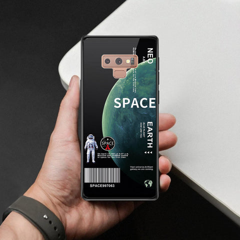 Samsung Galaxy Note 9 Cover - Limitless Series - HQ Ultra Shine Premium Infinity Glass Soft Silicon Borders Case