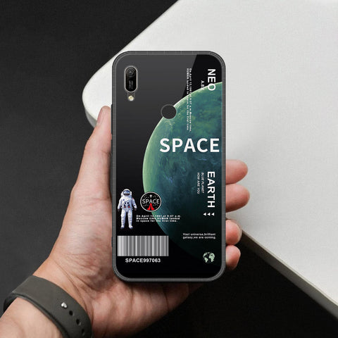 Huawei Y6s 2019 Cover - Limitless Series - HQ Ultra Shine Premium Infinity Glass Soft Silicon Borders Case