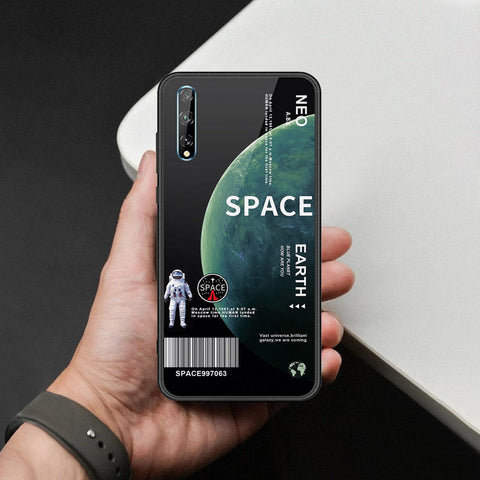 Huawei Y8p Cover - Limitless Series - HQ Ultra Shine Premium Infinity Glass Soft Silicon Borders Case