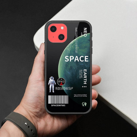 iPhone 13 Mini Cover - Limitless Series - HQ Ultra Shine Premium Infinity Glass Soft Silicon Borders Case