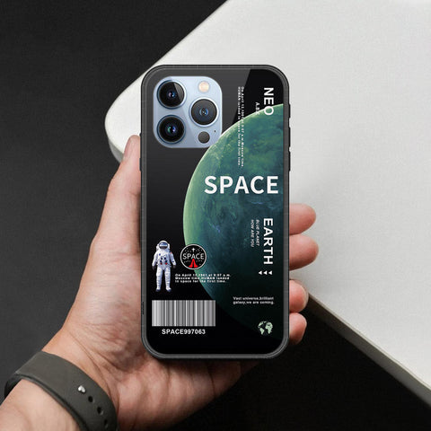 iPhone 13 Pro Cover - Limitless Series - HQ Ultra Shine Premium Infinity Glass Soft Silicon Borders Case