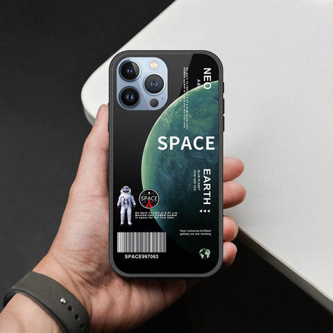 iPhone 13 Pro Max Cover - Limitless Series - HQ Ultra Shine Premium Infinity Glass Soft Silicon Borders Case