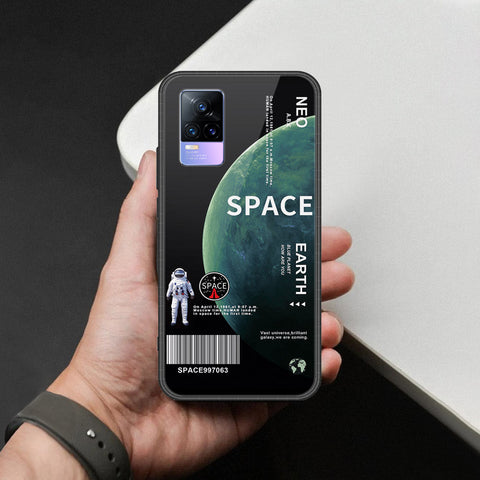 Vivo V21e Cover - Limitless Series - HQ Ultra Shine Premium Infinity Glass Soft Silicon Borders Case