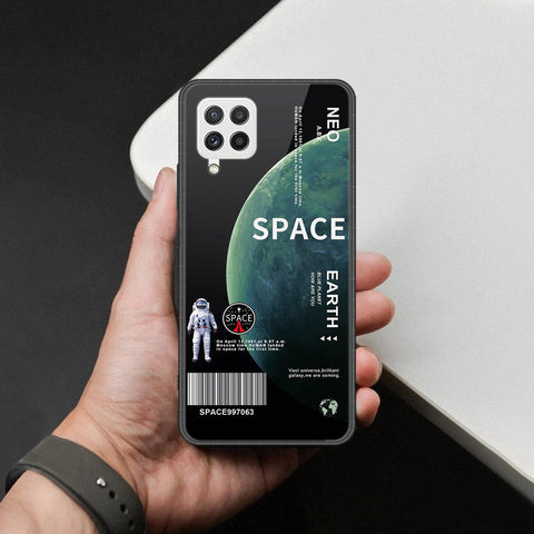 Samsung Galaxy M22 Cover - Limitless Series - HQ Ultra Shine Premium Infinity Glass Soft Silicon Borders Case